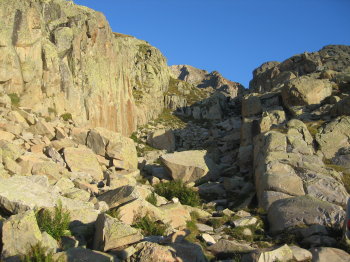 Zona de blocs de roca