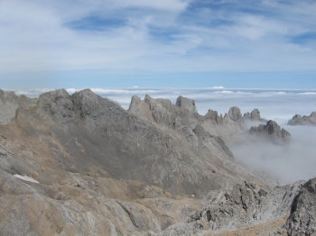 Imatge des del cim del Peña Vieja