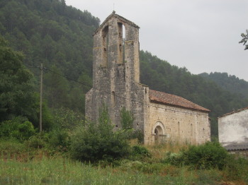 Imatge frontal de l'església