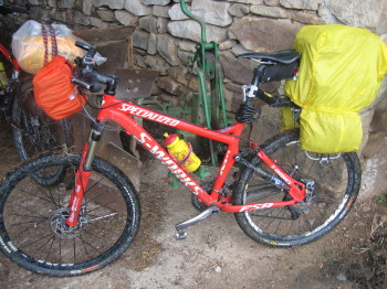 Bicicleta preparada per la pluja