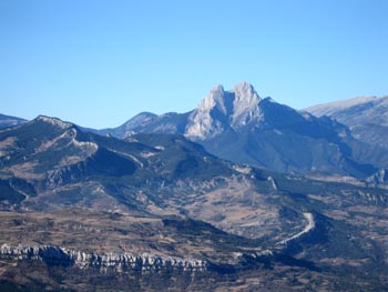 El Pedraforca, omnipresent en molts punts de la ruta